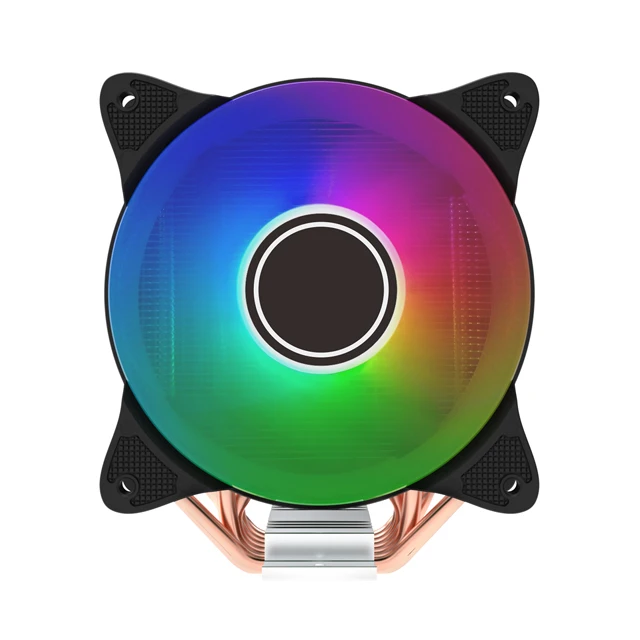 Computer CPU radiator TJ600 RGB CPU Air Cooler  RGB CPU Cooling Fan with 6 Heat Pipes