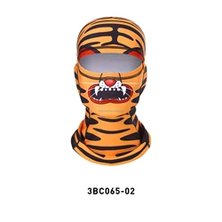 Qinglonglin Custom Kids Ski Mask Snowboard Balaclava Sublimation Print Head Protection for Kids