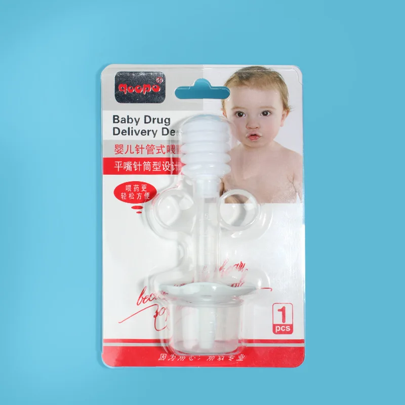 Wholesale BPA Free Safe PP Medicine Transparent Baby Dropper Feeder With Measuring Cup