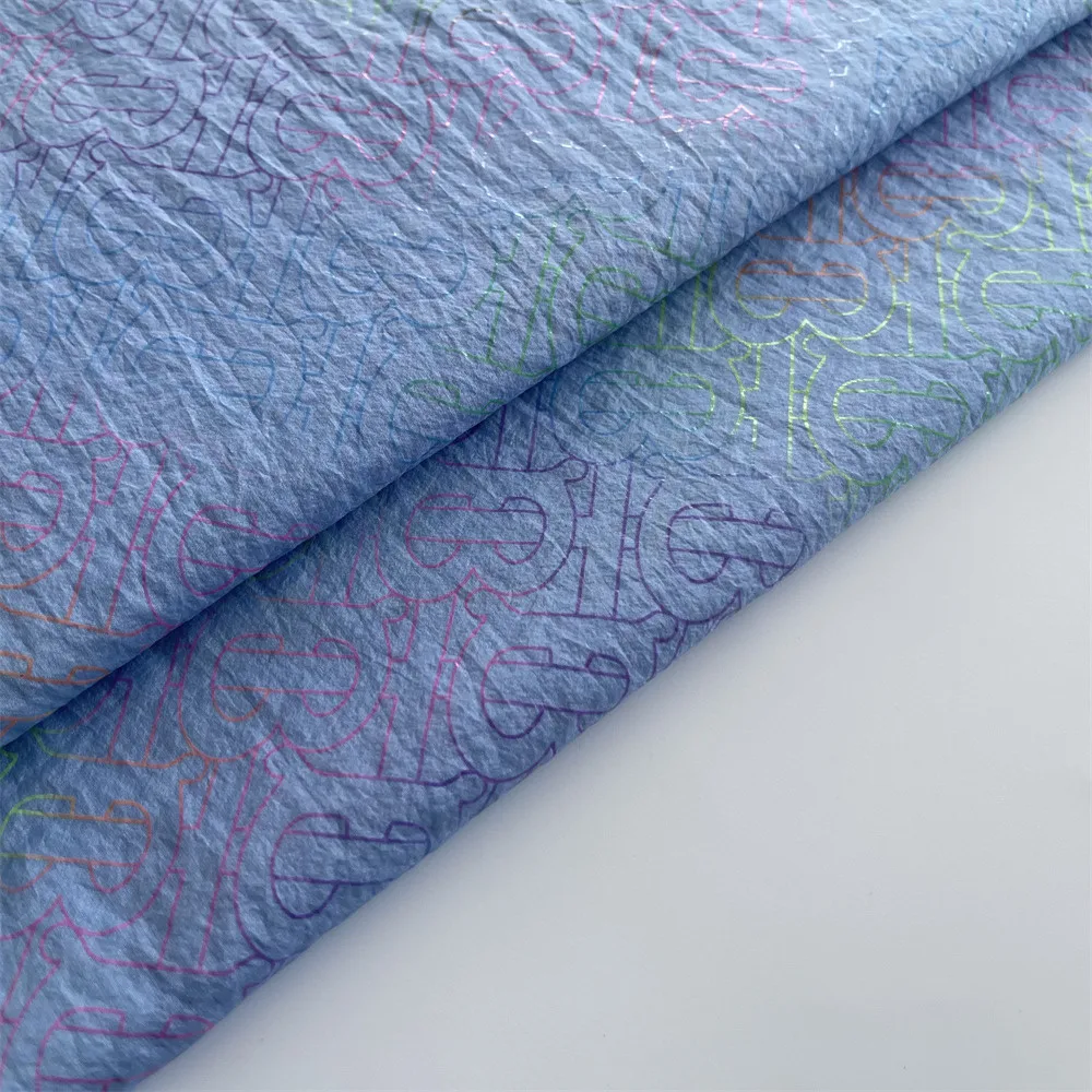 Hahoo Высококачественная мягкая гибкая и легкая нейлоновая фольгированная ткань 20D ripstop для