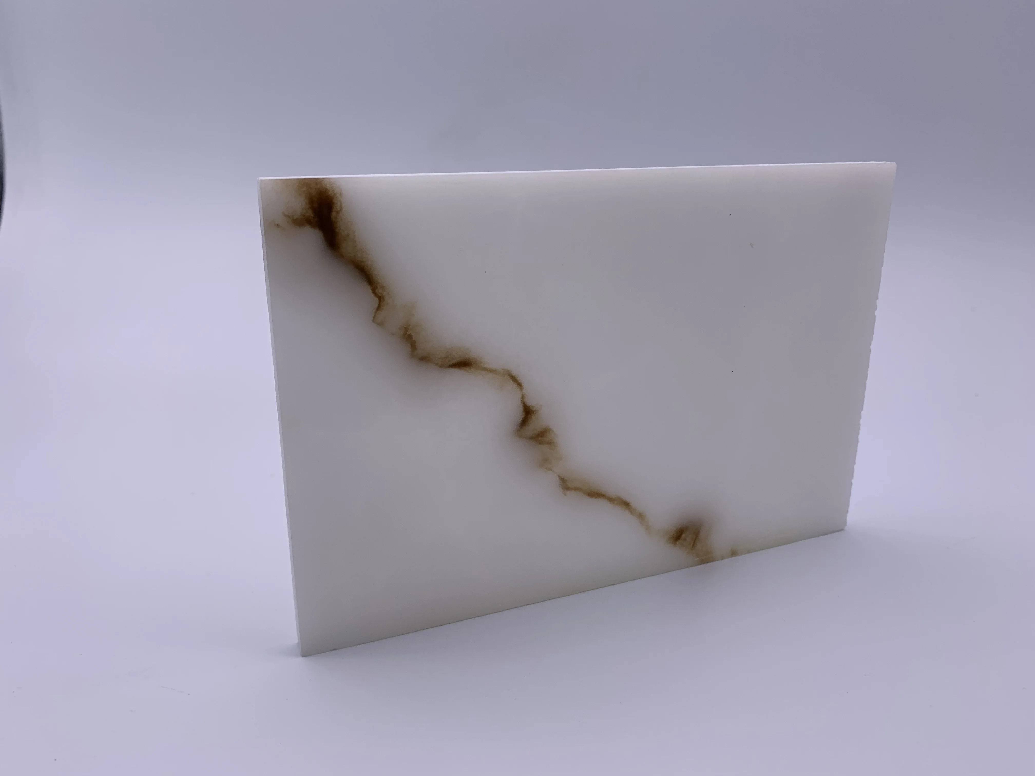 Transparent Faux Alabaster Marble Stone Panel