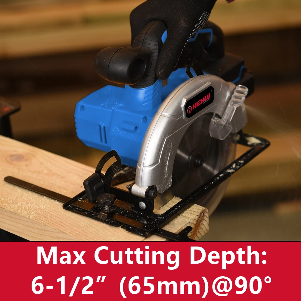 Hehui 20V Cordless Bettry Circular Saw Factory Directly Supply Hand Tool Circular Saw Brushless With Mini Size