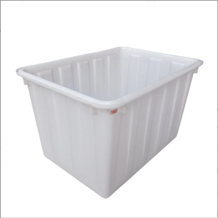 Оптовая продажа большие пластиковые ящики 30L-3000L твердые оборотные коробки из полиэтилена HDPE длинные складные