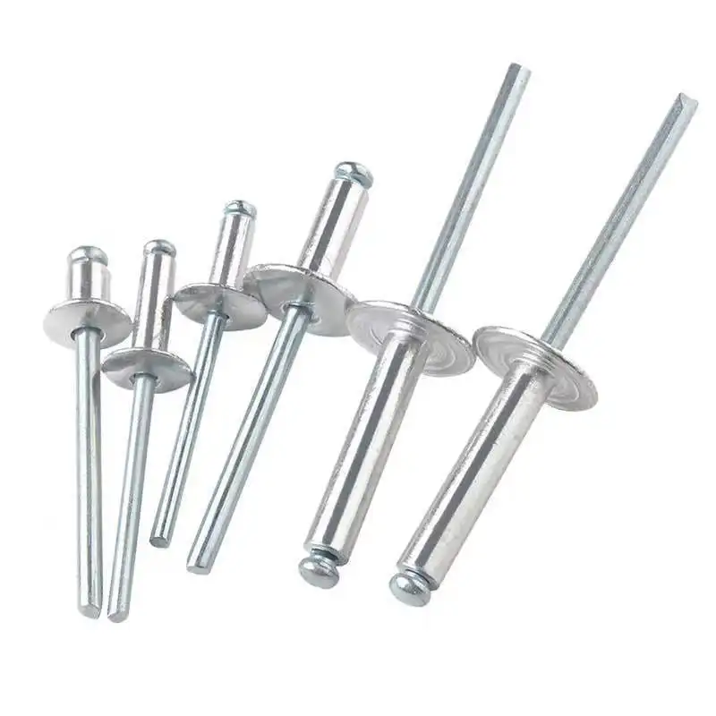 Promotion! Factory prices wholesale colored remaches pop dome head open end aluminum blind pop rivets