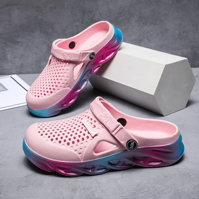 Slides for couples Soft slippers Outside luxury Slipper beach Open Toe thick sole slippers Unisex  clogs sandals