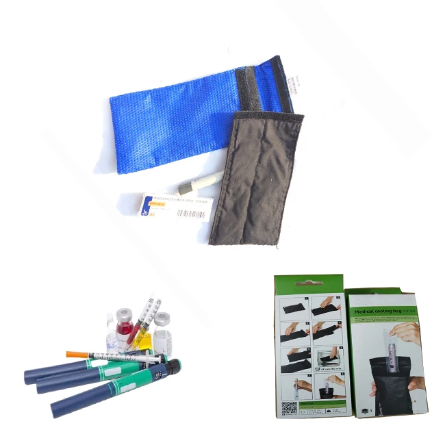 Insulin Cooler bag Wallet Cooler Frio Diabetic Travel Cooler Bag Reusable Evaporative Medication
