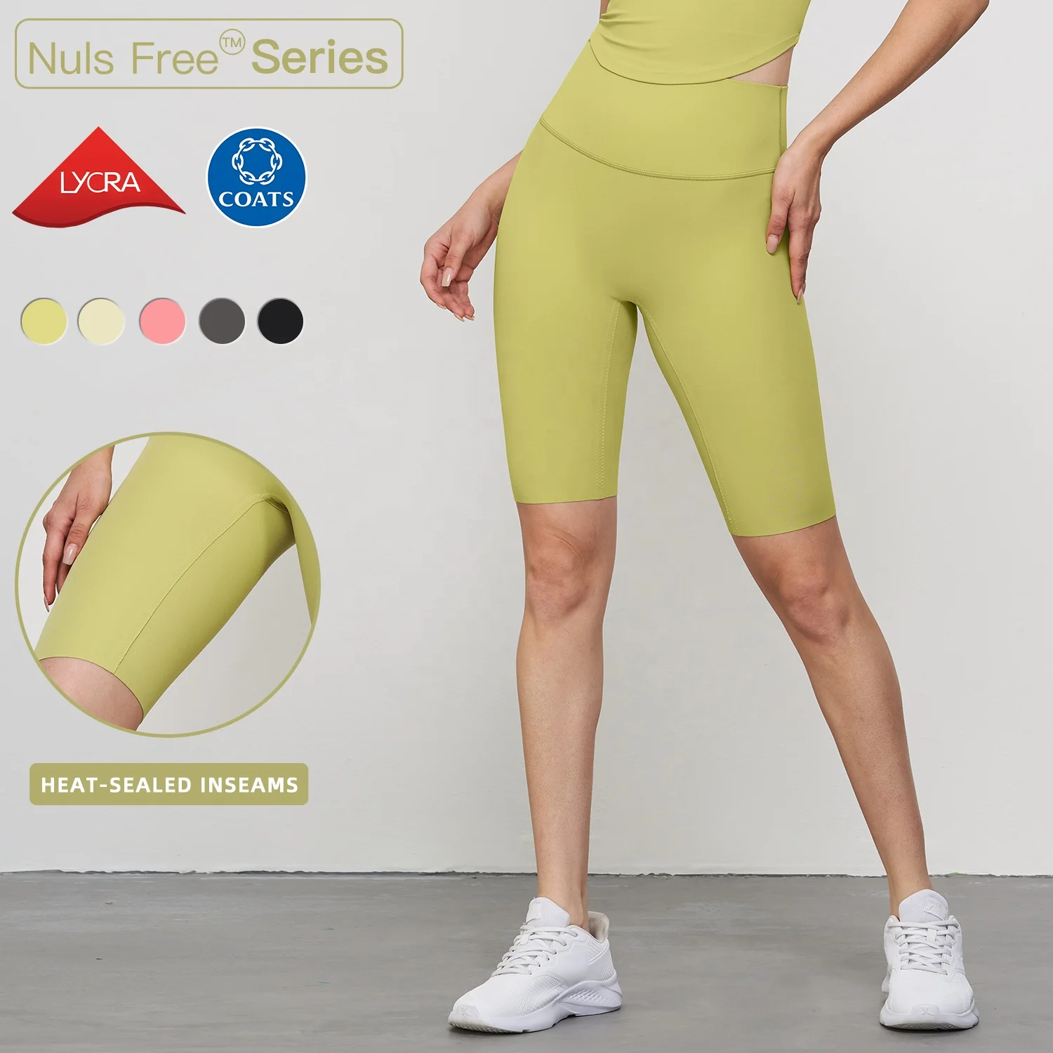 Soft Inseam Tummy Control Women Biker Shorts Custom Sports Fitness One Size Fits All Yoga Leggings