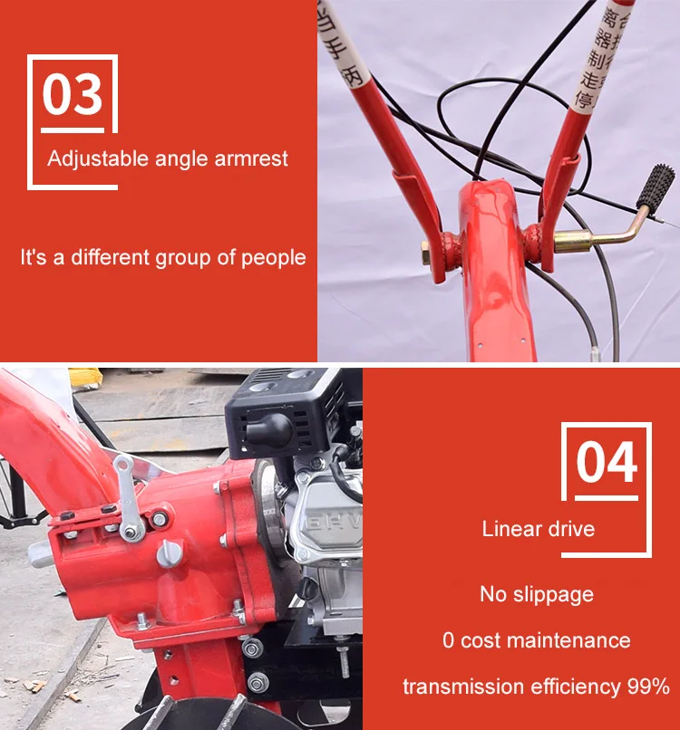 Hand Push Concrete Paver Square Residential Ground Gasoline Grubbing Machine Rolling Cage Concrete Leveling Machine