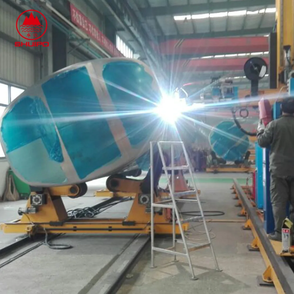 SHUIPO orbital sem robot wading machine tank trailer welding machine
