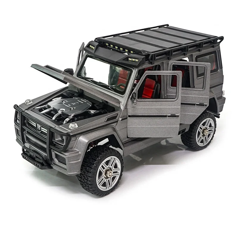 SG-2401 1/24 Scale Amg G65 Miniature Zinc Alloy Off-Road 4Wd Led 4X4 Electric Radio Control Car Truck Metal Rc Rock Crawler Toy