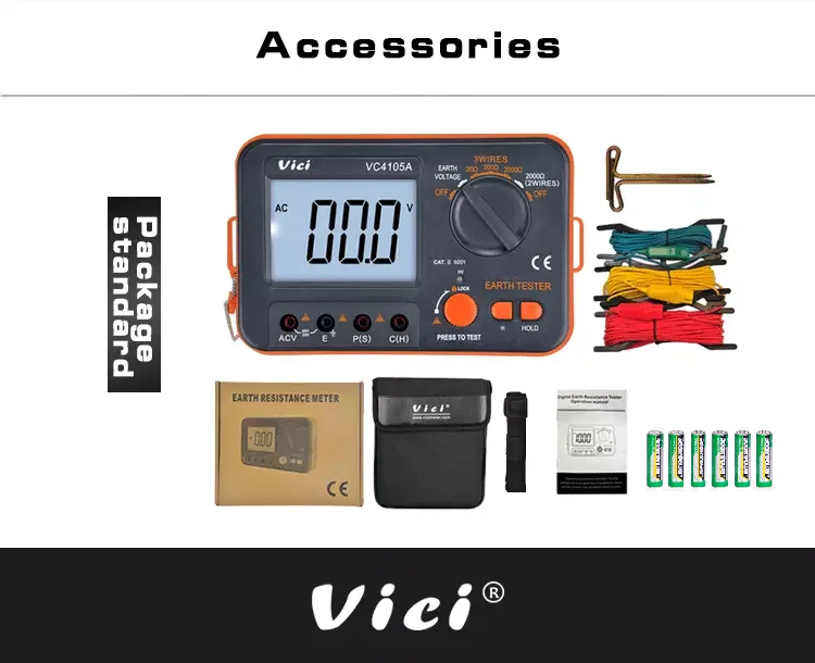 VC4105A Earth OhmTester 14