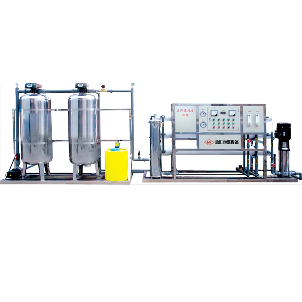 6T/10T/15T/H Industrial Water Treatment High Flow Ultra Pure Water Two Stage Reverse Osmosis EDI Water Filtration Equipment