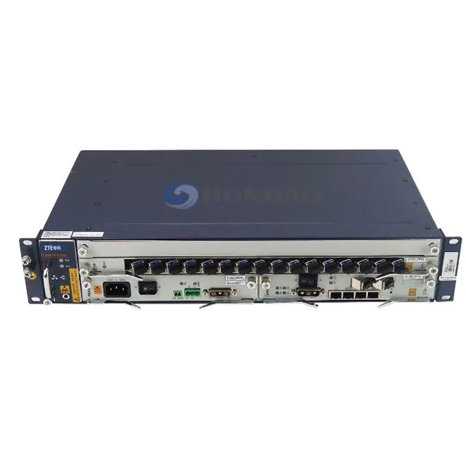 HONDAO original ZTE 19 inch ZXA10 C320 OLT chassis, Optical Line Terminal, AC+DC dual power supply input