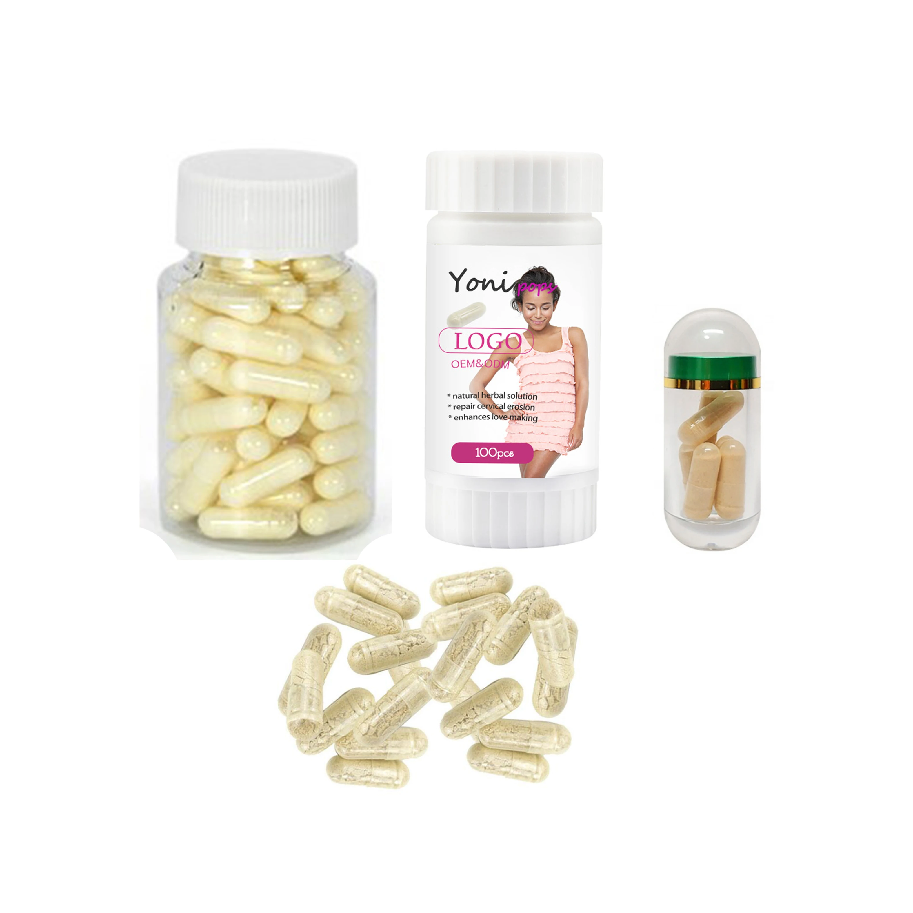 
Hot Selling Custom 100% Pure Vaginal Health Organic Feminine Products boric acid Suppositories Pills 