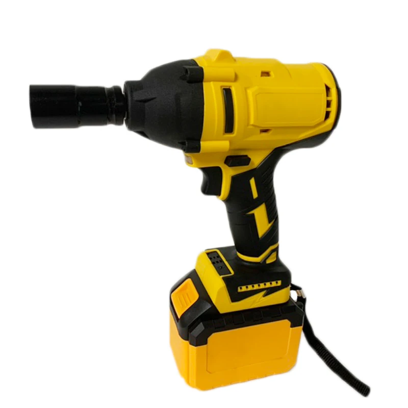 600/1000 NM Ultra High Torque electric cordless Impact Wrench heavy duty car repair tools 1/2 impact gun for sale