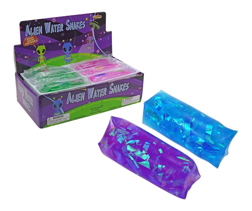 2024 Hot Novelty Magic Water Snake Toy Custom Stuffed with Water Wiggler Sensory Fidget flip Stress Relief