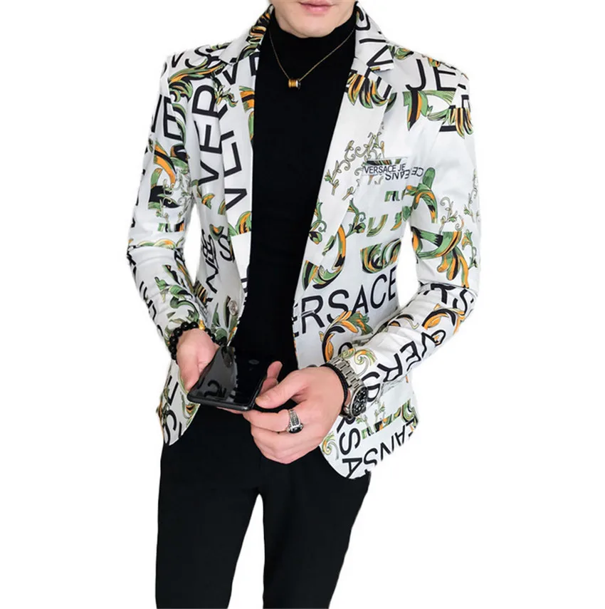 
Print Cloth For Men New Product 2021 Fashion Suit Men 