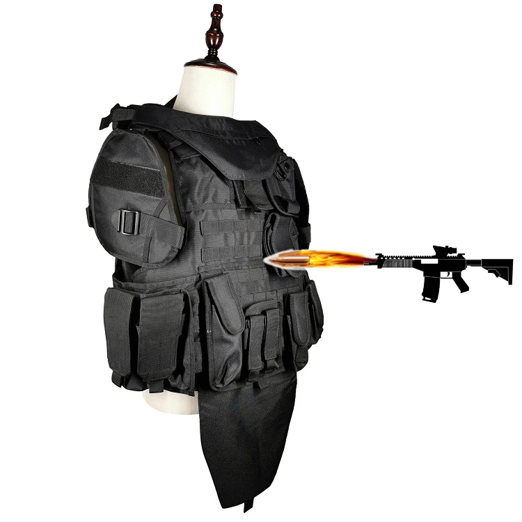 Gujia Soft Aramid Fabric Custom 1111 Level 3 4 5 6 Nij Iv Military Full Body Armor Bullet Proof Vest Bulletproof Suit For Ak47