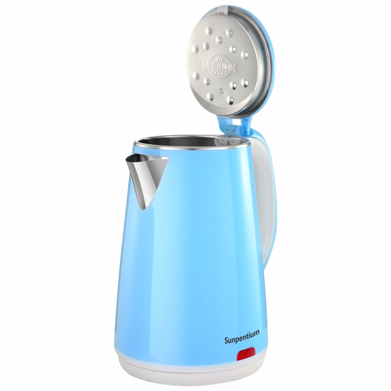 large capacity 2L stainless steel electric kettle parts double wall electric kettle