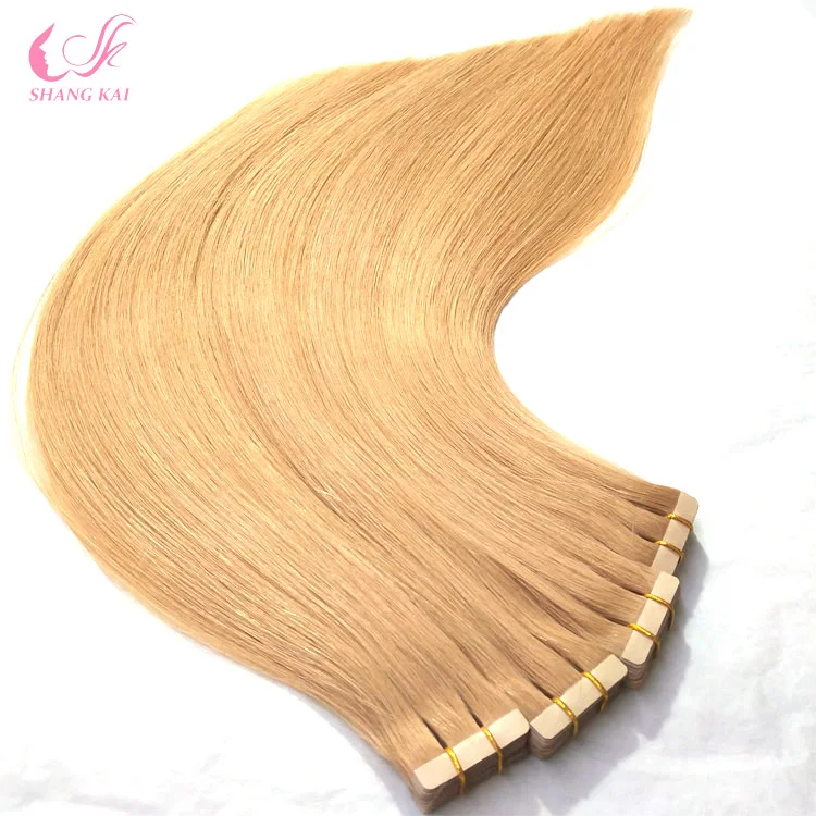 2024 Top Sale 100% Human One Doner Double Drawn Tape In Hair Extensions