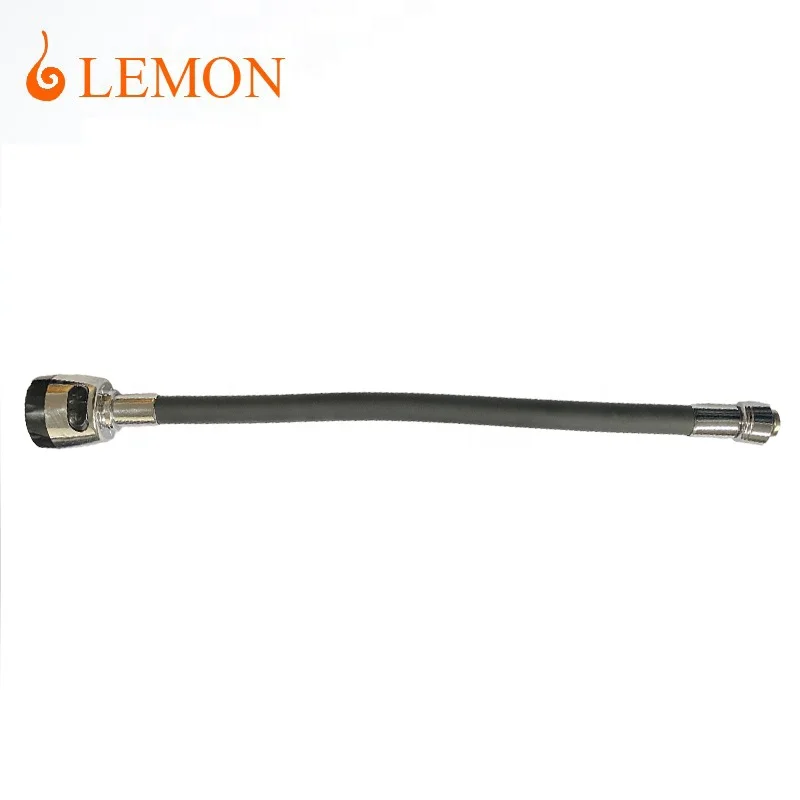 Lemon 360 degree rotation ABS shower head nozzle Flexible silicone Spout Hose Kitchen Faucet tap Brass connector 2 modes sprayer