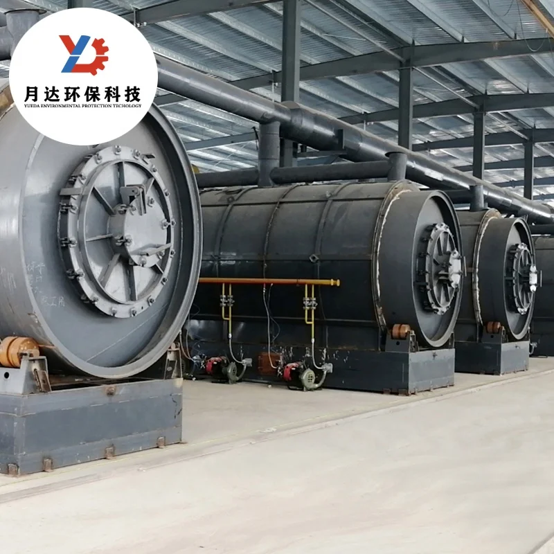 Non-pollution Used Tyre & rubber Processing Machine with auto feeding system and auto discharge system