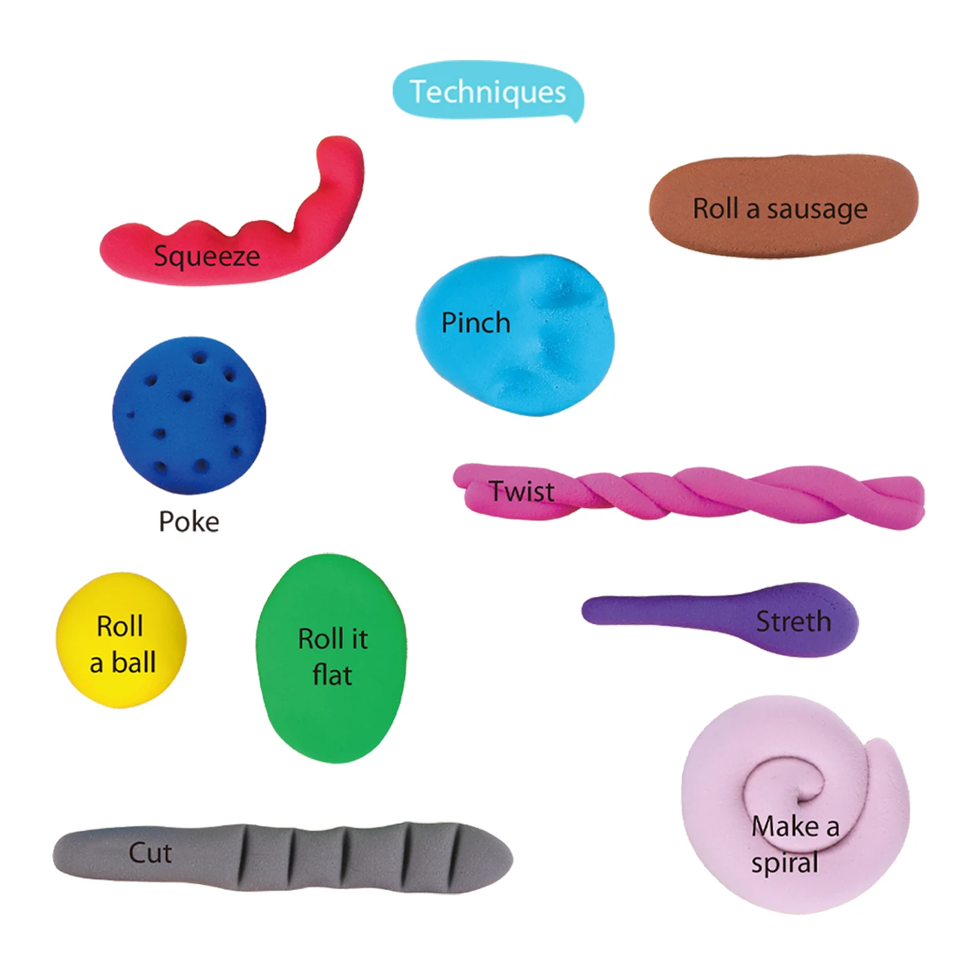 Creative air dry clay kits 24 colors magic air dry clay toy for kids DIY art air dry clay