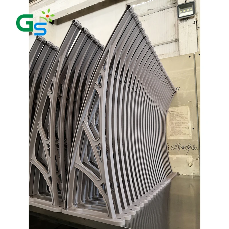 1000*1200mm Polycarbonate Canopies Grey Color Aluminum Bracket For Outdoor Door and Window Awning