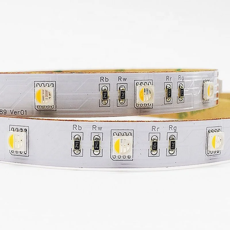 RGBW RGBWW SMD5050 Светодиодная лента 24 В CRI 80 внутренний свет 4 в 1 WIFI контроллер DC24V 36led/m 12 мм освещение для украшения мебели