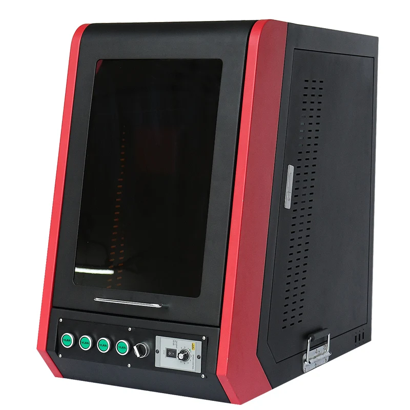 Enclosed 20w 30w 50w Jewelry Fiber Laser Marking Machine for Sale