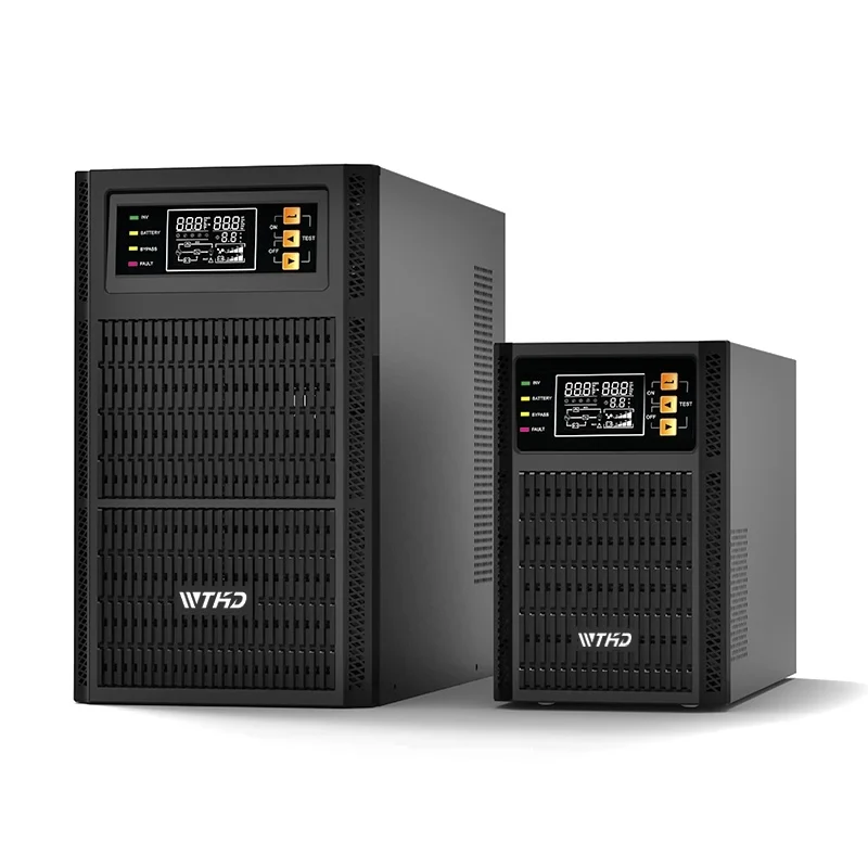 WTHD 1 Kva 1000w 1kw Online Ups 1kva Uninterrupted Power Supply External Battery Ups