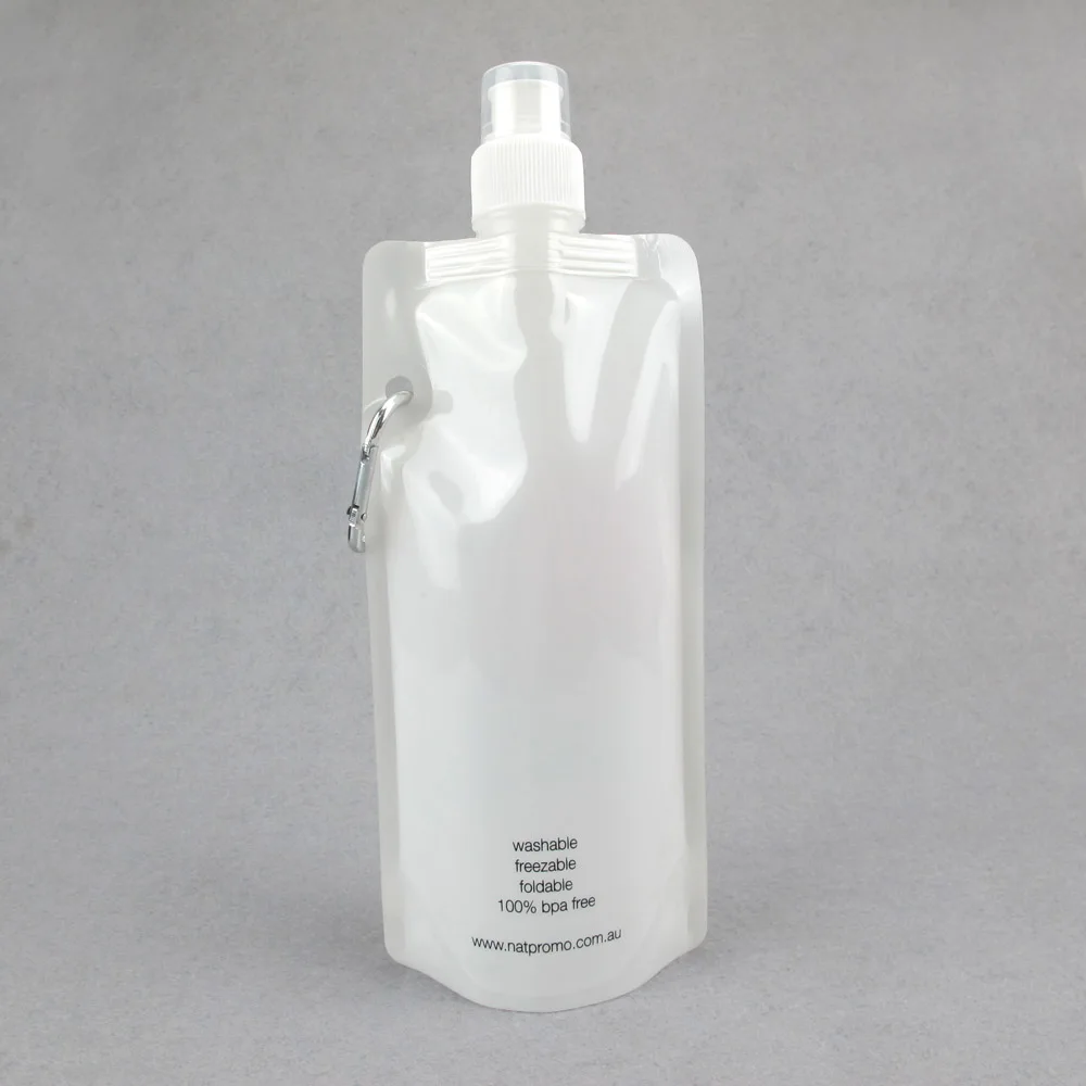 
White Liquid Custom Disposable Portable Milk Tea Coffee Spout Packaging Pouch Bag 