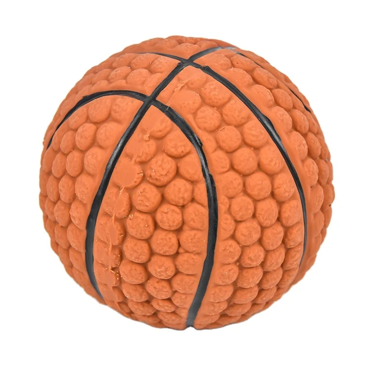 
Pet Shop Toy Interesting Bouncy Brown Mini Basketball Pet Interactive Toy For Dog 