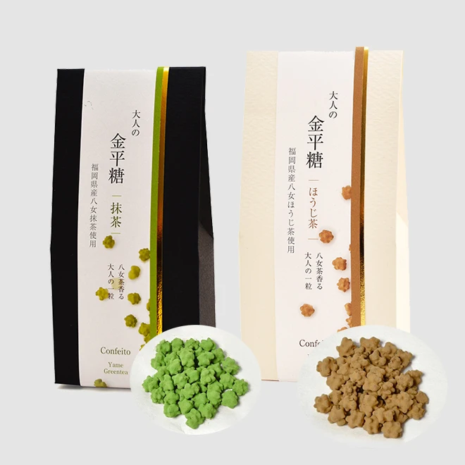 Japanese Production Line Green Tea Candies Traditional Confectionery Products Sweet Snacks Hard Candy