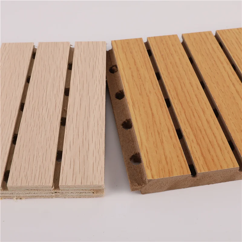 MDF Slotting and Punching Sound Proof Acoustic Wall Panel