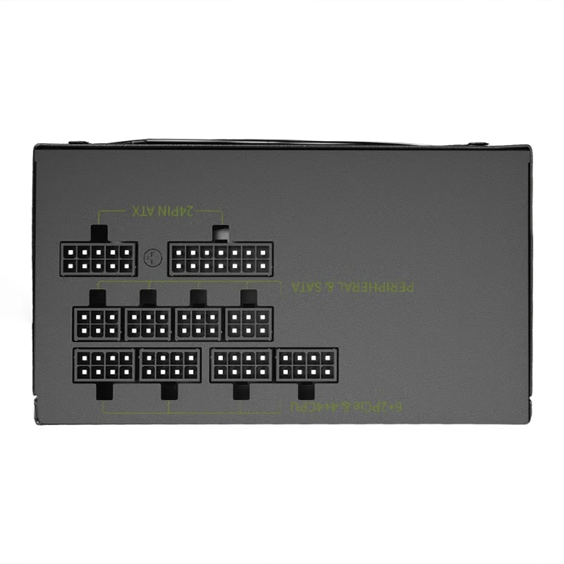 High Quality New Meiji Rated 650W 80Plus Gold Medal Full Module Power Supply for Gaming Computer,  PC PSU full voltage input