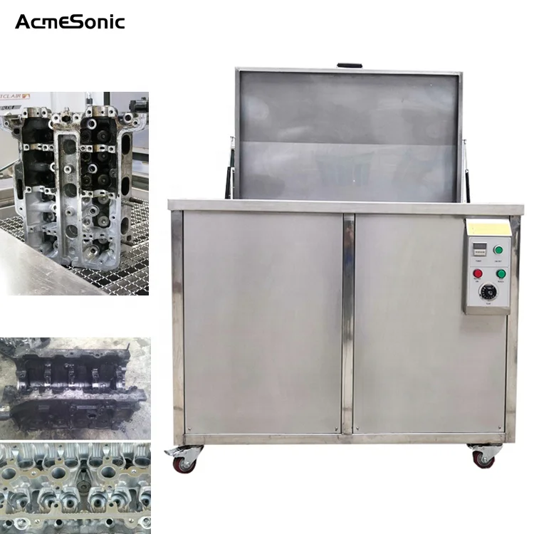 ACMESONIC 192L Best Price Industrial Ultrasonic Cleaner for Engine Blocks Spare Parts Oil Filters Ultrasonic Cleaning Machine