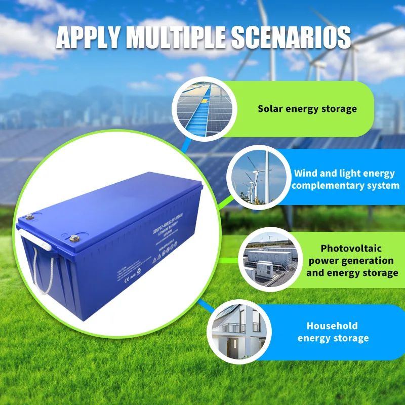 8000 Cycle Life lithium battery LiFePO4 Battery 12V 400AH 500ah 600ah with built in 250A BMS for solar system