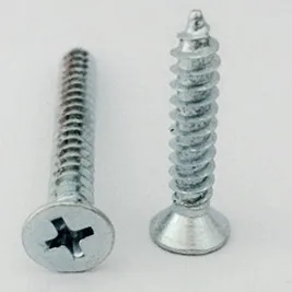 Carbon Steel Screw Flat Phillips CSK Screw SS 316 304  Self Tapping Screw