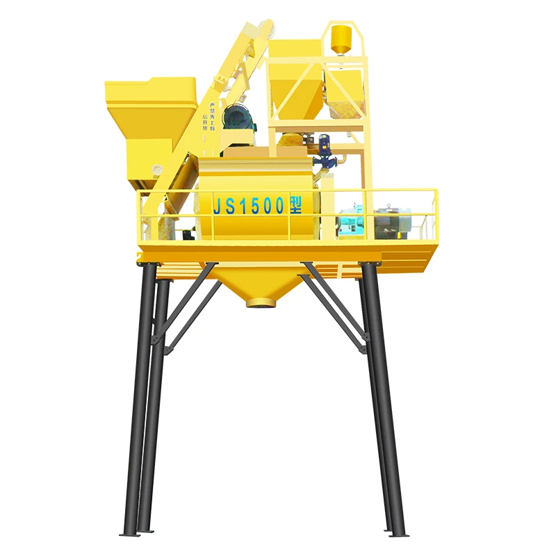 Concrete Batching Plant Js1500 Dual Axis Forced Concrete Mixer Two Shaft Mixing Blade Js 1000