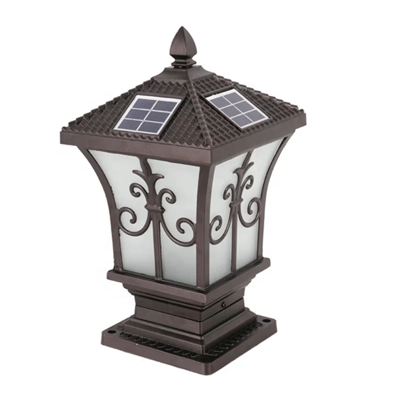 
Ip65 waterproof solar LED Gate Post pillar lights for outdoor Lamp Solar Light 
