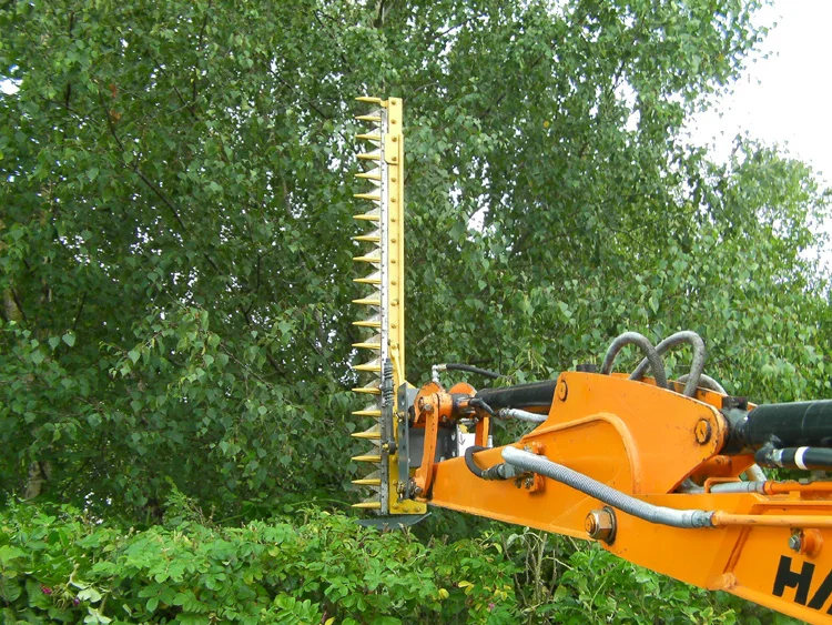 FHM backhoe loader attachment for tractor hedge trimmer cutter