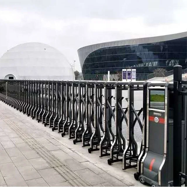 Original Design Aluminium Retractable Gate and Automatic folding gate with Intelligent Self-Align (ISA) Motor