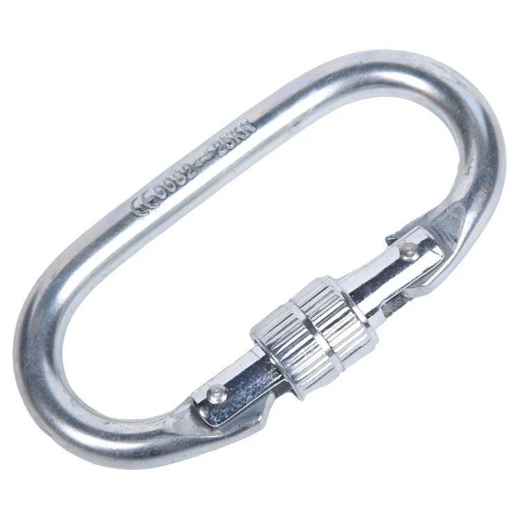 high quality chain sling Climbing connecting ring aerial yoga Aluminum-magnesium safety lock hook