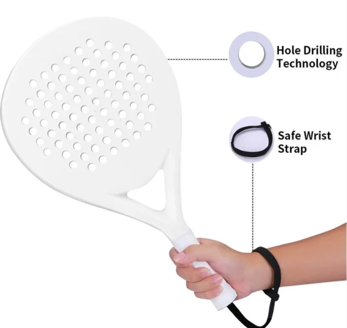 Custom Professional High Quality Diamond Shape Padelracket Padel Paddle Tennis Racket