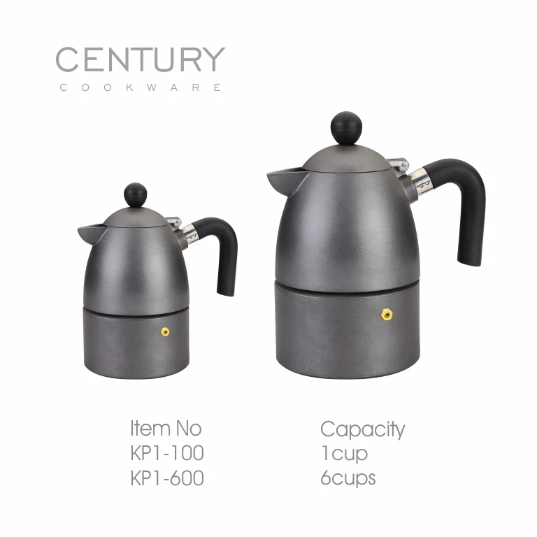 China factory direct cheap aluminum portable outdoor coffee moka pot moka coffee pot