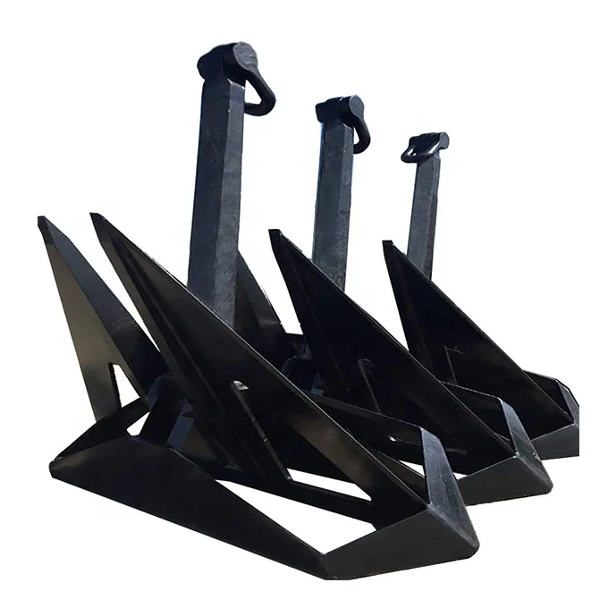 Steel Casting Black Painting Marine Welding  Anchor For Vessels And Ships