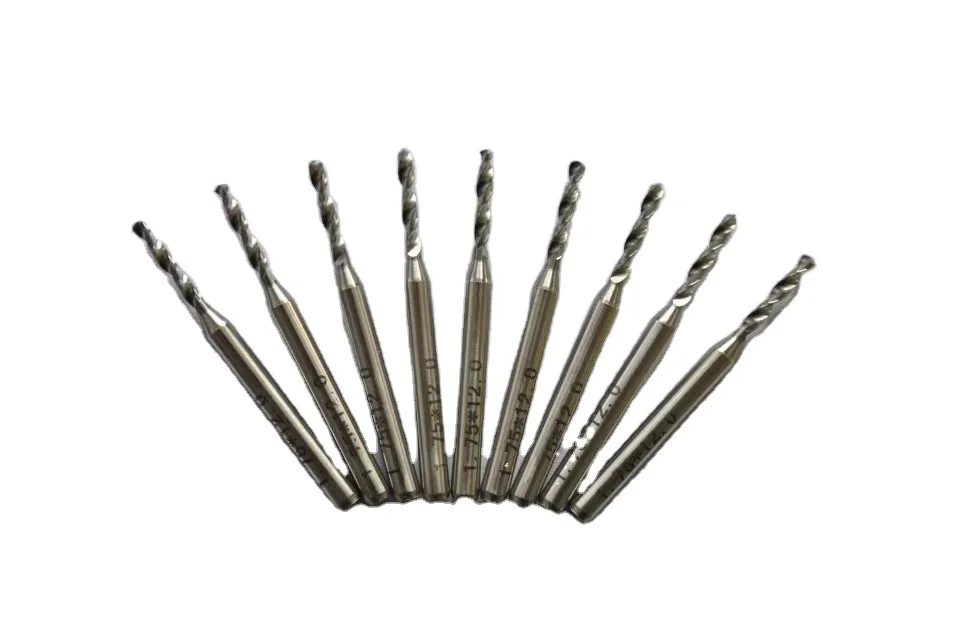Micro twist drill bit 0.1 -3.175mm high speed steel is used for drilling and engraving electric tools of printed circuit boards