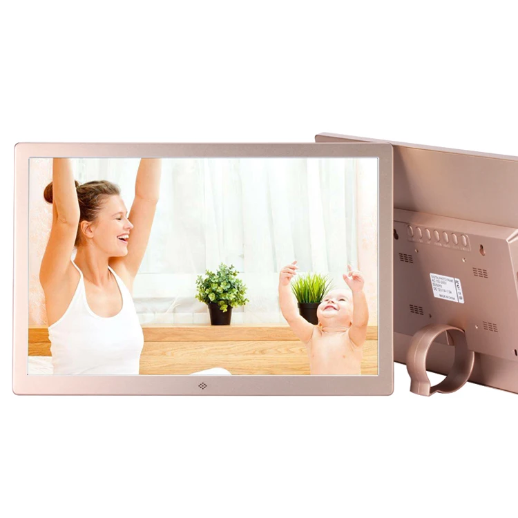 17 дюймов Смарт-рамка для портрета металлический-цифровая фоторамка с 1440x900 со сверхвысоким разрешением Ultra HD, дисплей