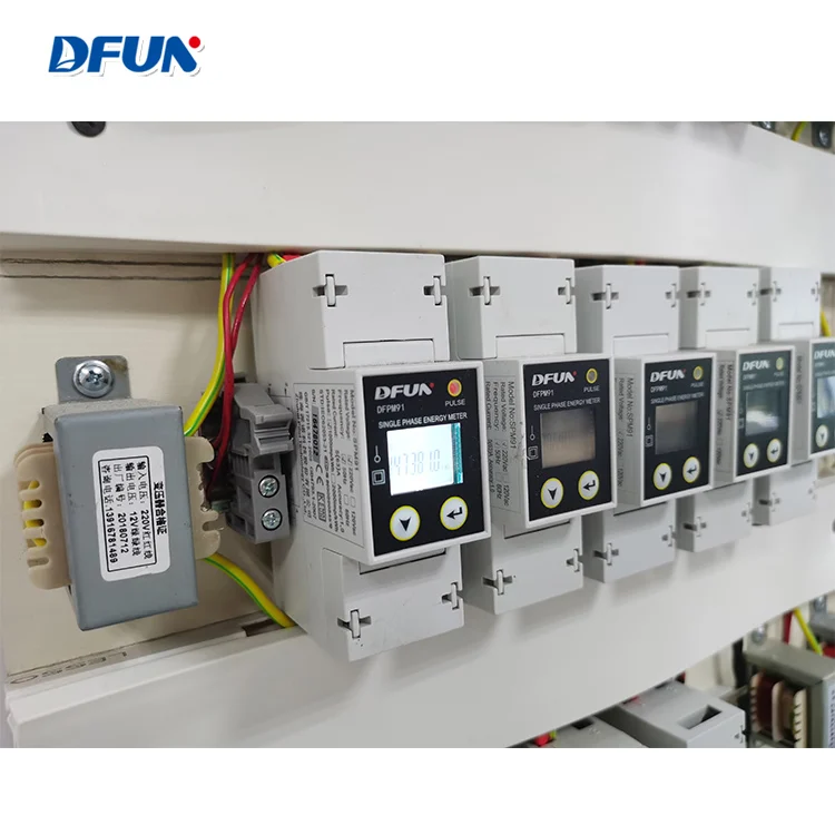 Многофункциональный измеритель электроэнергии DFUN DFPM91 на Din-рейке для